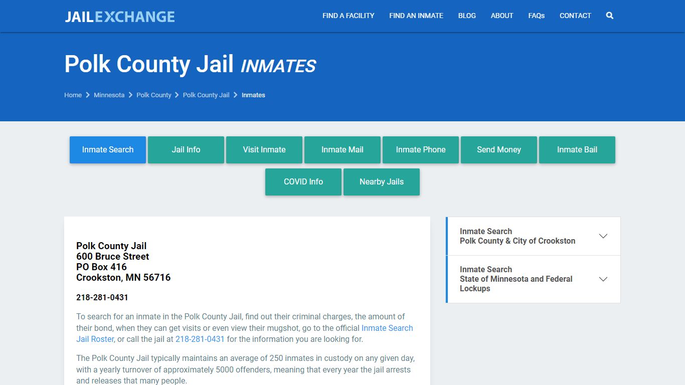 Polk County Jail Inmates | Arrests | Mugshots | MN